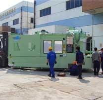 大型三菱注塑機搬運