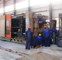 大型注塑機搬運安裝